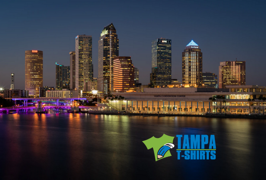 Tampa skyline at night